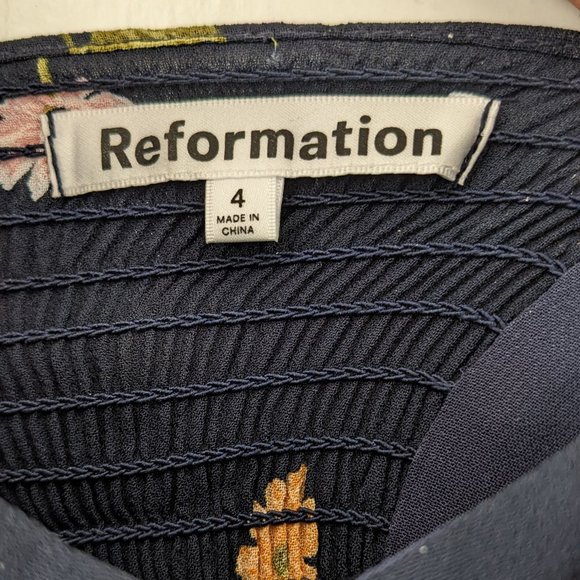 Reformation Fulton Dress Princess Margaret - Size 4 - Picture 8 of 10